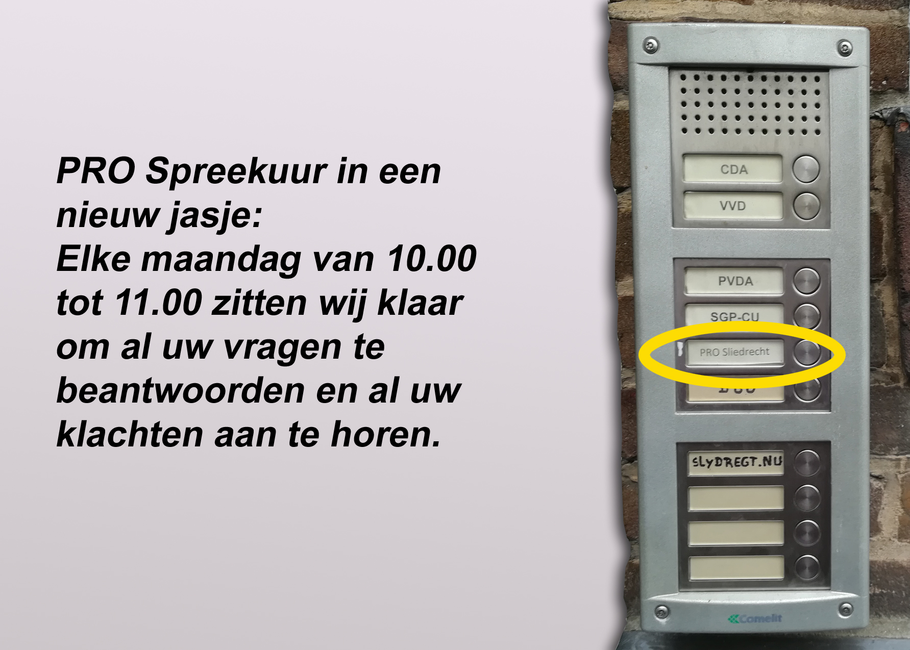 PRO Spreekuur in een nieuw jasje