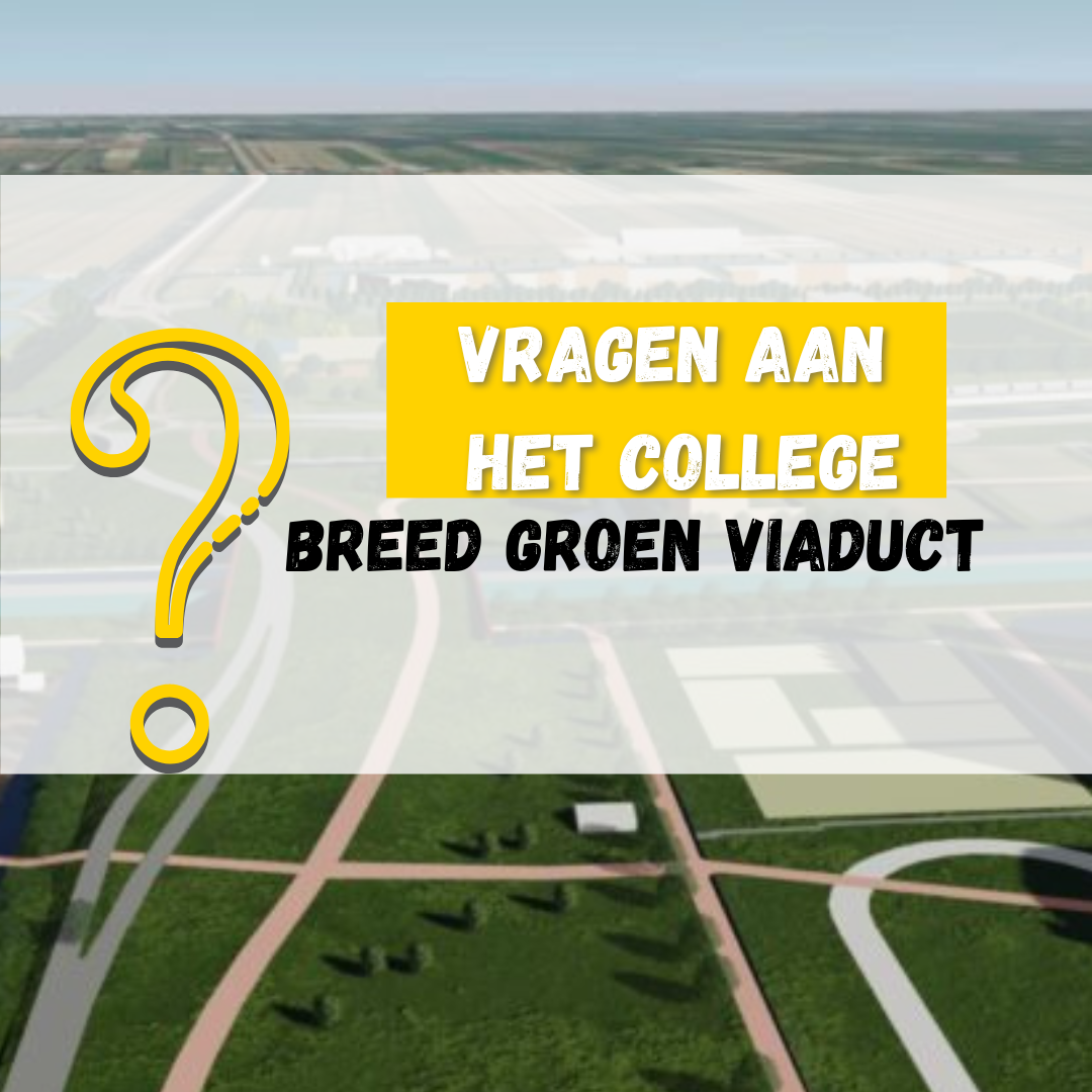 Breed groen viaduct