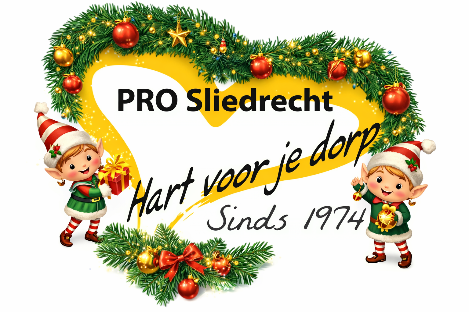 Fijne feestdagen namens de fractie van PRO Sliedrecht!